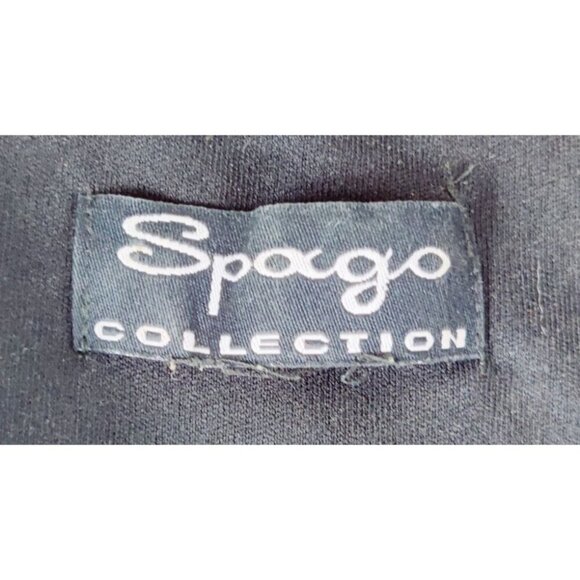 Skirt Set Floral Blue Brown Midi Short Sleeve 18W Spago Collection Career - Picture 8 of 12